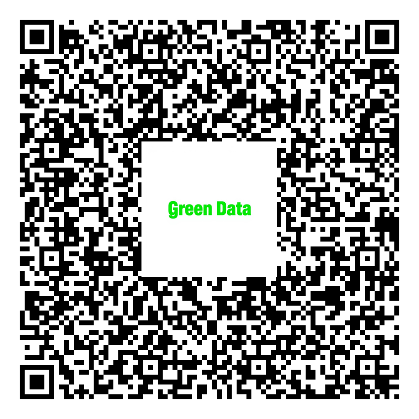 QR Code Green Data - Scansiona per salvare il contatto